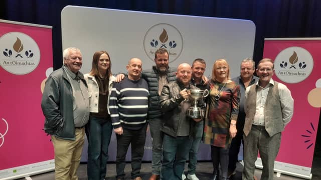 The group, Aisteoirí an Scioból, performed at the National Drama Festival in Westport last month, where they received awards for their performance
