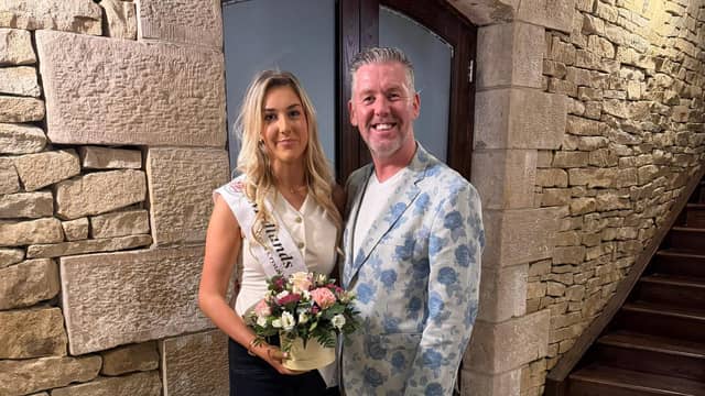 The 2026 Midlands Mary Clodagh Doughty alongside festival co-director Gavin Boyle at the Cavan Crystal Hotel