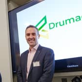 Conall Reddin, right, is the majority shareholder of Drumacross and is a native of Inishowen
