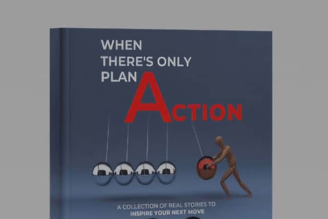 His chapter in ‘When There Is Only Plan A – Action’ focuses on the mindset behind endurance, the power of persistence, and the belief that small steps taken consistently can lead to remarkable change.
