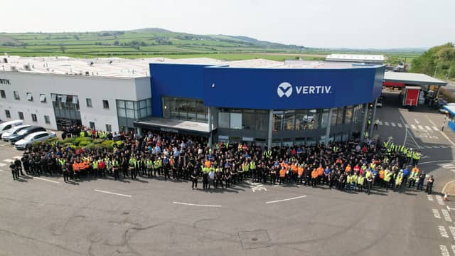 Vertiv's manufacturing facility in Burnfoot