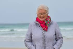 Anne loved walking on Rathmullan beach