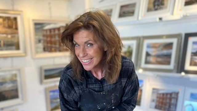 Morag has opened an art gallery in Annagry - Gailearaí. Photo: Morag McCafferty Artwork