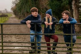 Gurteen College Agri-Sci students Cathal Doyle, Emily Needham and Martin McKeon, wore their wellies to launch Embrace FARM’s 3rd annual Wear Our Wellies (WOW) Day