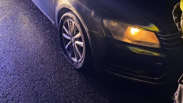 An image of the vehicle which was seized by Buncrana RPU. Photo: An Garda Síochána Donegal