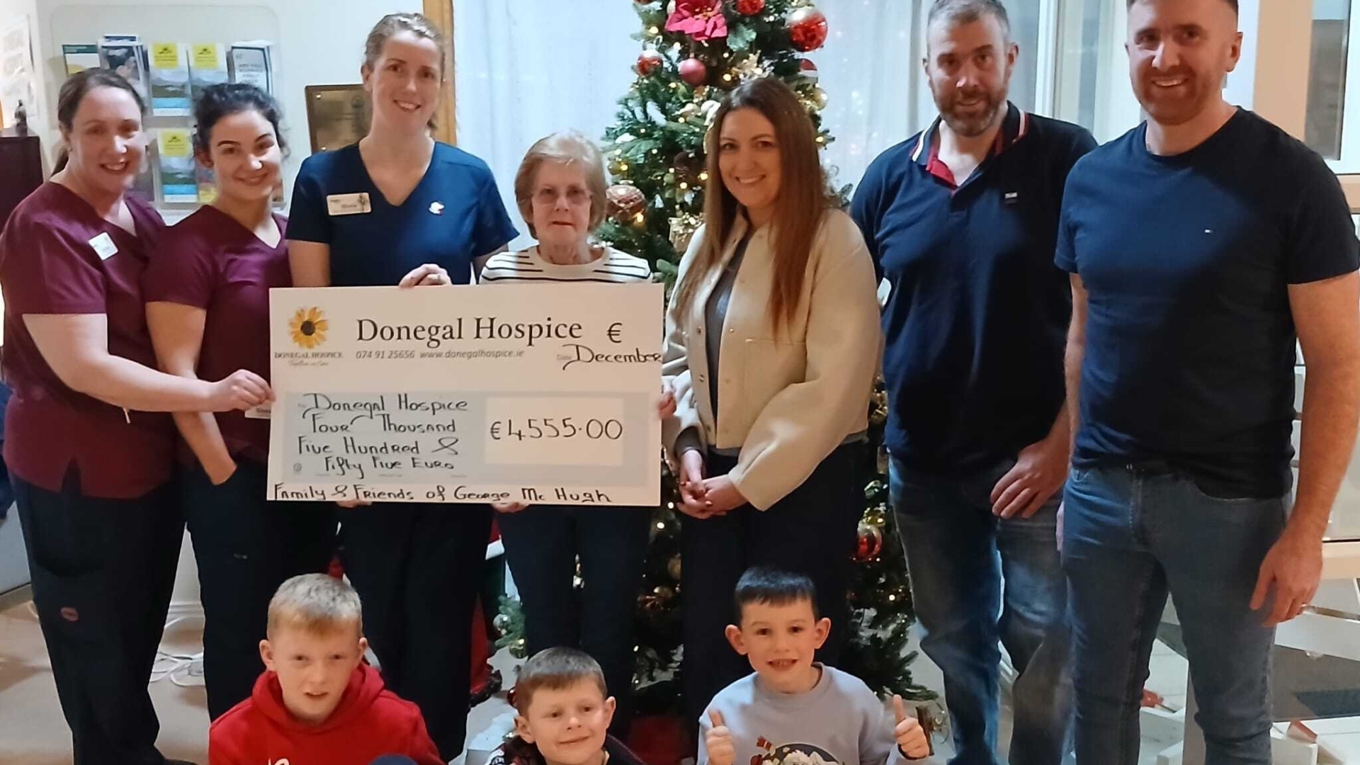 Over €9,000 raised for two charities in memory of the late George McHugh