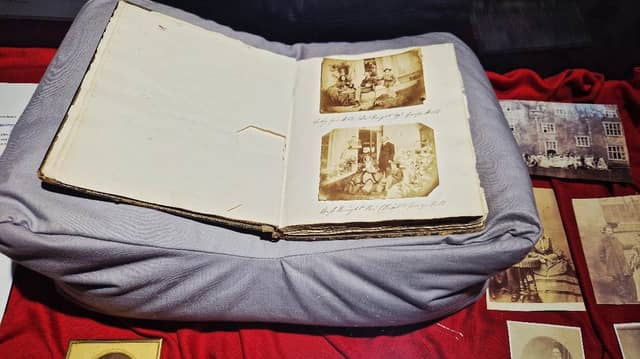 This photo album was acquired by the Donegal County Archives for the County Collection Photo: Donegal County Museum