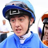 Ballybofey jockey Kyle McHugh and, inset, Tommie Jakes