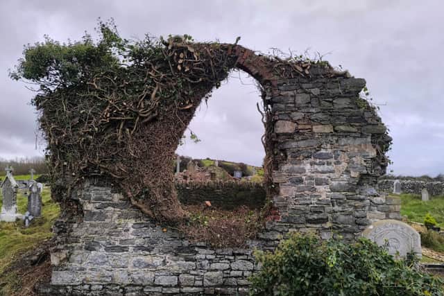 Seanie's second update shared historical insight from archaeologist Kate Robb: “She feels that the church is possibly a lot older than was previously thought. It was certainly in its heyday around the 14th century, but the original building could be as old as the sixth century. She said it is in remarkably good condition considering its age. We also looked at its alignment regarding Flaherty’s stone and other bits around the graveyard.”
