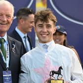 Dylan Browne McMonagle with trainer Willie Mullins