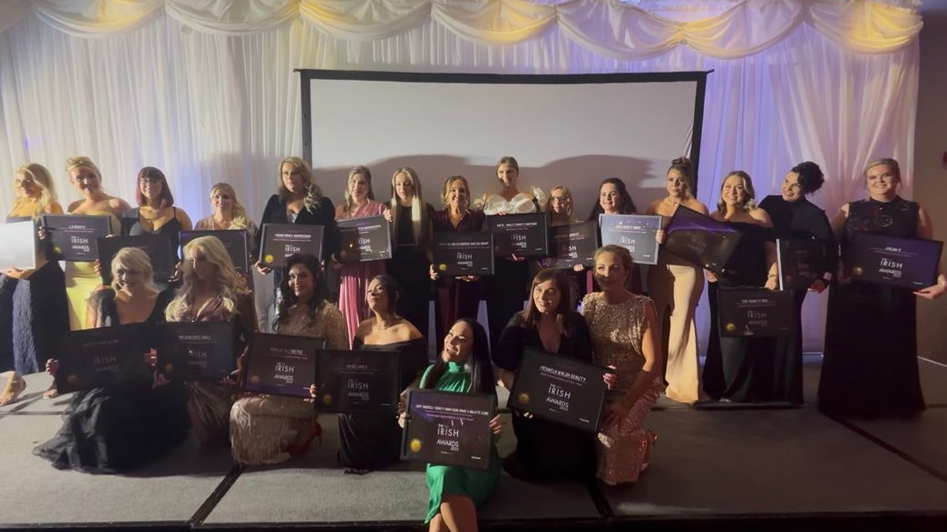Winners from the Oceanic Awards’ eighth Irish Hair and Beauty Awards 2025 in Galway