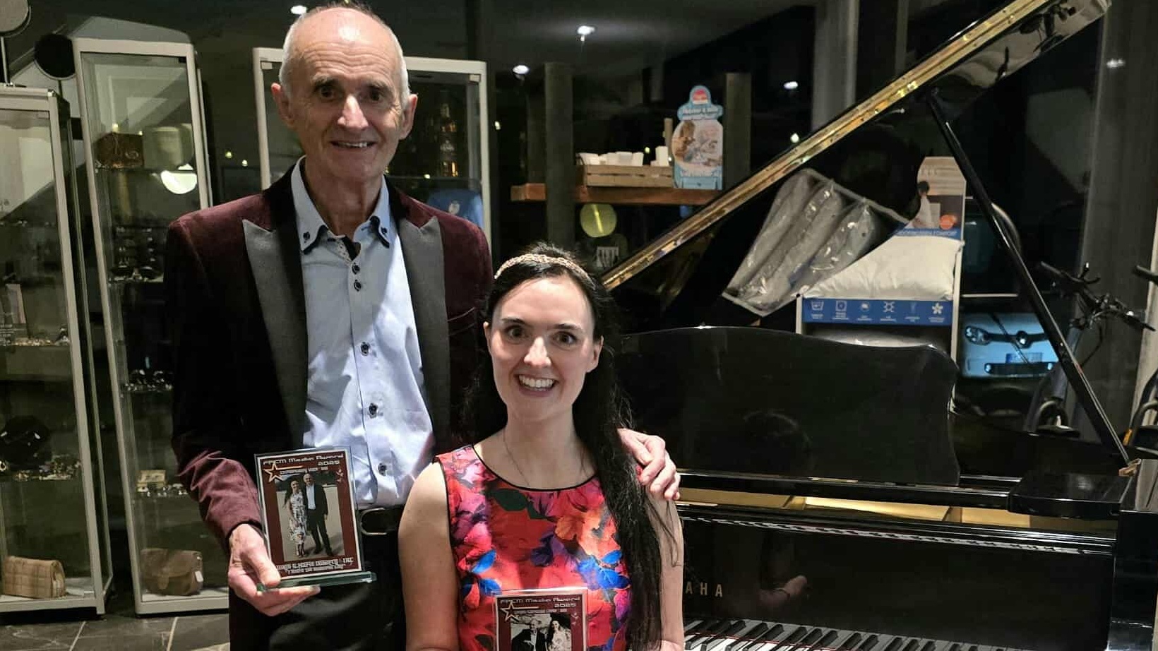 Buncrana father and daughter musical duo honoured at awards ceremony in ...