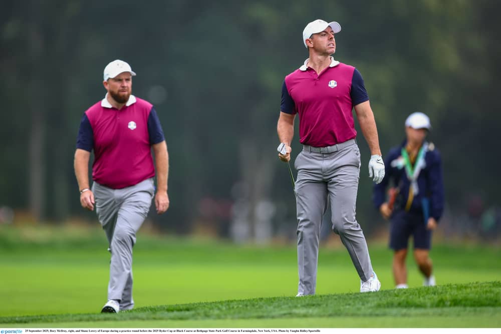Shane Lowry and Rory McIlroy PIC: Sportsfile