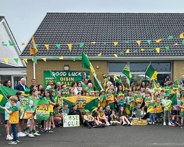 Good luck Oisin Gallen. Bridgend pupils break summer holidays to go to school for a TV segment
