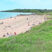 Lady’s Bay, on Buncrana’s shorefront, has endured ongoing pollution problems with the public advised against swimming there