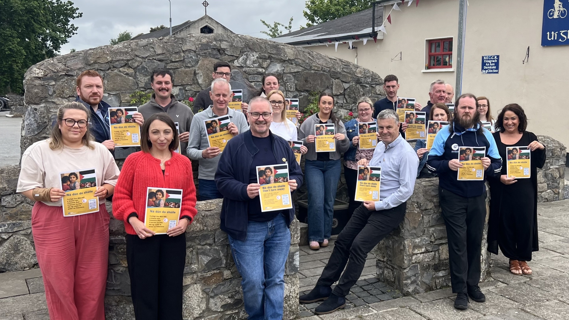 Incredible support for Glór na nGael campaign for Palestine Red ...
