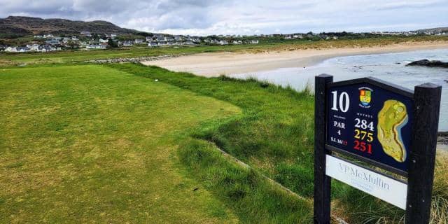 The scenic Dunfanaghy Golf Course