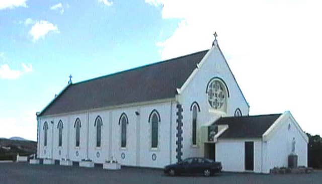 St Columba’s Church was built in 1899 as a second church in the parish of Kincasslagh