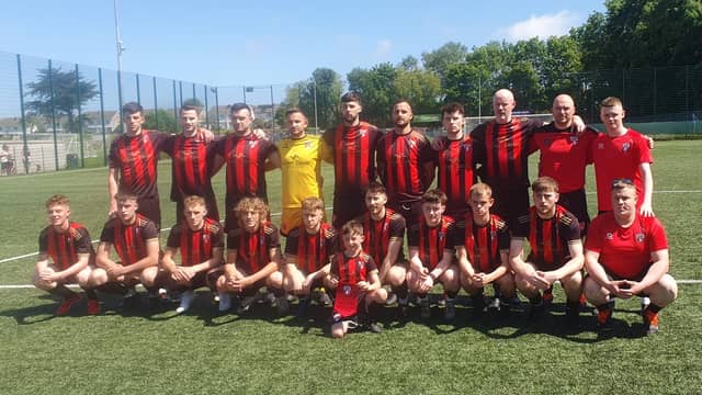 The Fanad United side that lost out in Dublin on Saturday afternoon