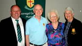 Anna Colhoun (third from left) with Captain Darren McDaid, President Mr Tom Geraghty and Lady Captain Geraldine Giblin