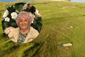 The late Nell Cullen, past Lady Captain at Gaoth Dobhair Golf Club who passed away last week
