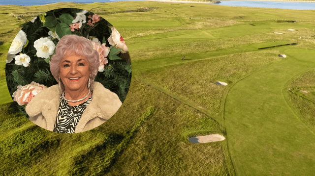 The late Nell Cullen, past Lady Captain at Gaoth Dobhair Golf Club who passed away last week