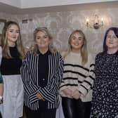 Jayde Quigley (third from right) at an endometriosis event in Ballybofey last week. Photo: Joe Boland (North West Newspix)