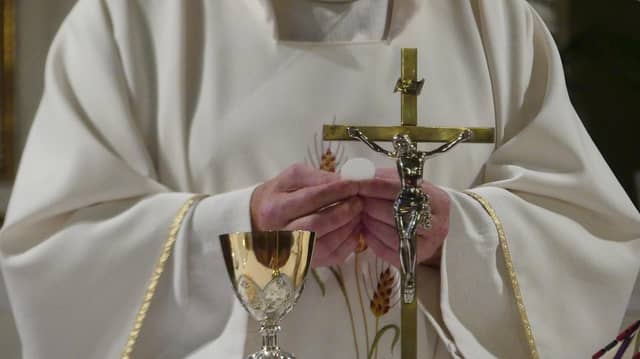 'I urge all the faithful to remain steadfast in communion with the Church'