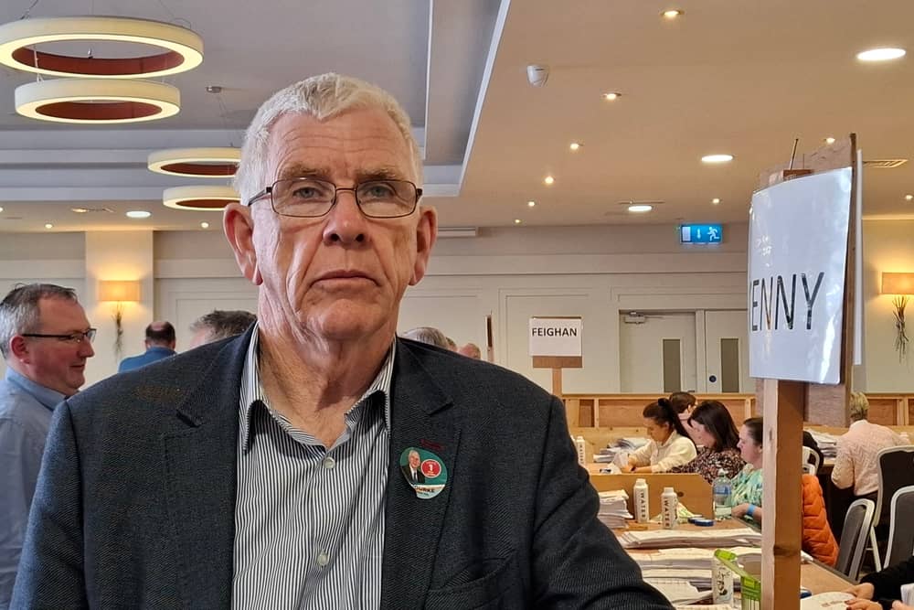 Paddy O'Rourke has been eliminated in the Sligo-Leitrim south Donegal constituency
