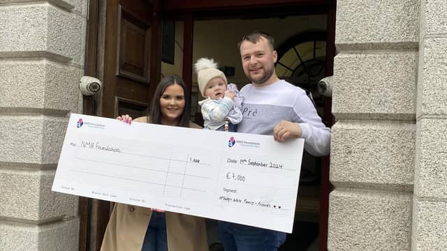 A total of €14,000 was raised and divided between the National Maternity Hospital and Hugh's House
