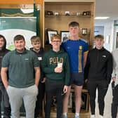 Caolan Caulfield, Jason Harkin, Ricardo Nobrega-Diver, Ronan Harkin, Michael Mc Carron, Kevin Lynch, Deaglan Lynch, Shayne Gillespie, Jack Cardin after getting their results