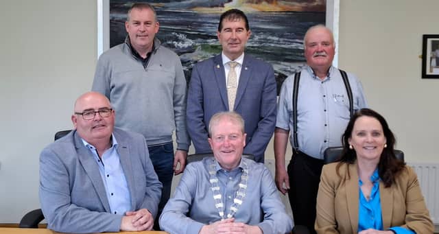 The current cohort of councillors for the Municipal District of Donegal. PHOTO: SIobhan McNamara