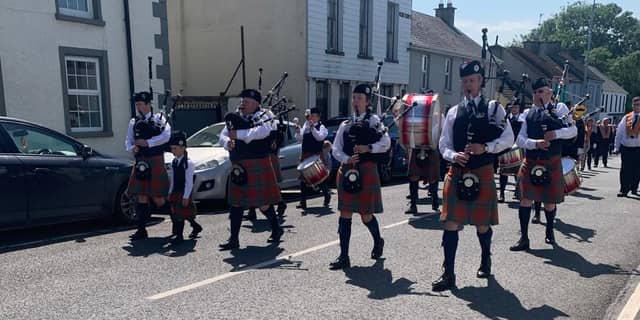 St Johnston LOL 992 march through the east Donegal village on Sunday