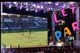 Donegal V Louth screening at Donegal Town Summer Festival