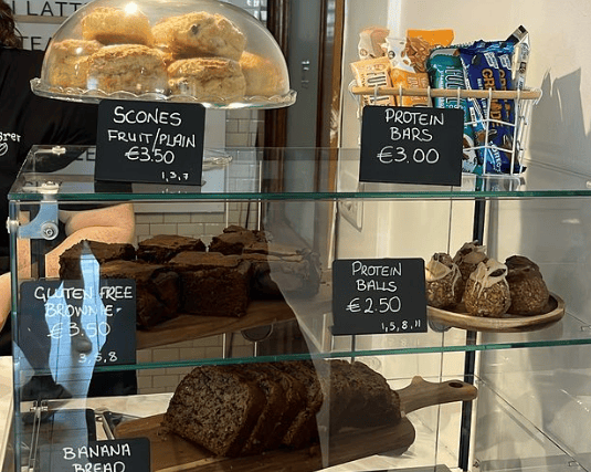 Based at the Diamond, McBrew has coffee, tea and other soft drinks, and plenty of culinary delights - scones, banana bread, coffee cake, gluten-free brownies, rocky road cakes, protein bars, smoothies, fruity refreshers and acaí/ yoghurt bowls.