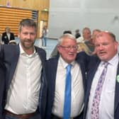 Donal Coyle, third from left, with Fianna Fáil party colleagues Liam Blaney, Donal Mandy Kelly and Ciaran Brogan