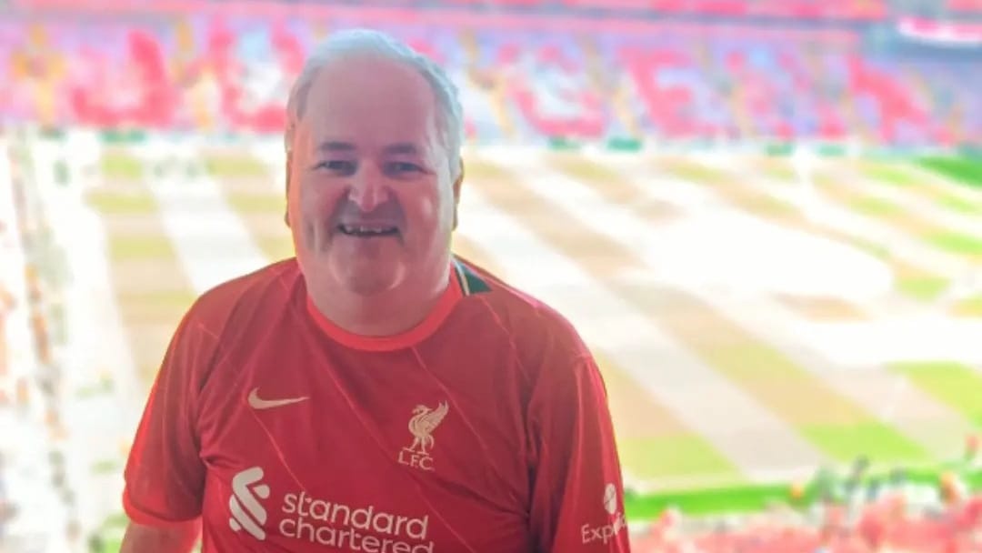 Martin McFadden at Anfield for Jürgen Klopp's last game in charge of Liverpool