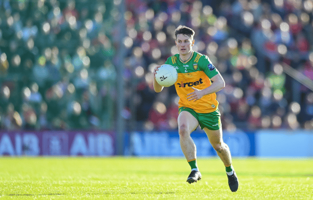 Mark Curran in action for Donegal
