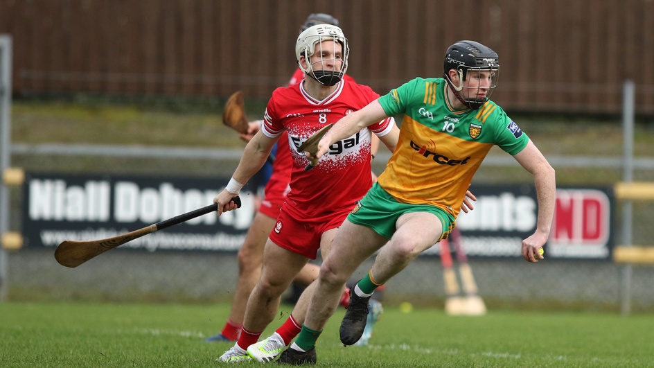 Conor Gartland gets away from Cormac O'Doherty