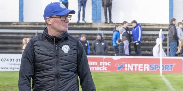 Finn Harps manager Darren Murphy. (North West Newspix)