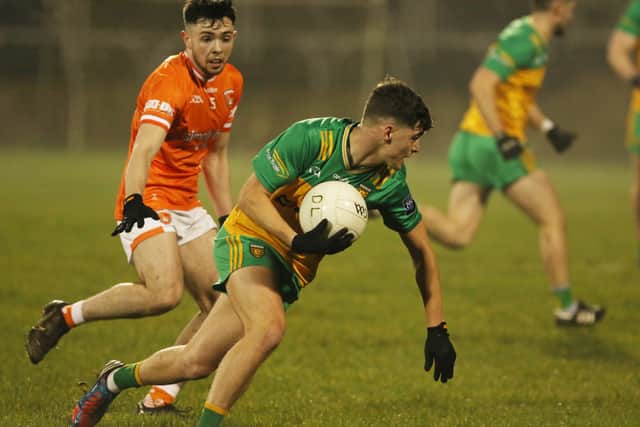 Roarty made a dream start when he got down the right of the Armagh defence and passed the ball inside for Michael Langan to slam home a goal on 70 seconds.