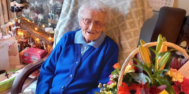 Ruby Druce, who is celebrating her 108th birthday.