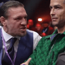 'When you get stuck with a dose' - Cristiano Ronaldo unimpressed beside Conor McGregor at boxing