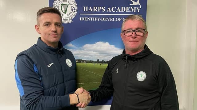 Kevin McHugh alongside Darren Murphy