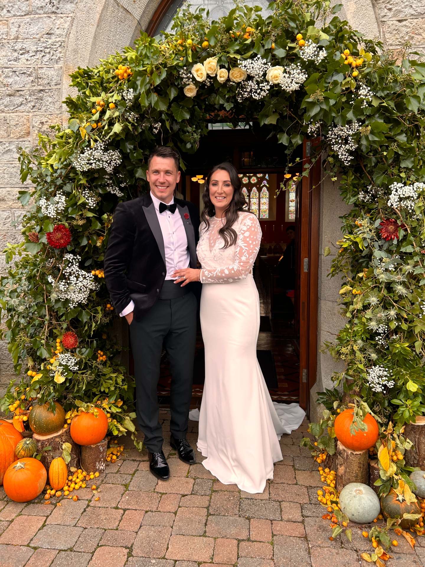 Gaelic footballer Paul Brennan and Colleen Granaghan tie the knot
