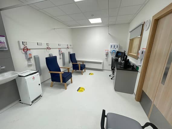 The new assessment area at the extended SUH emergency department