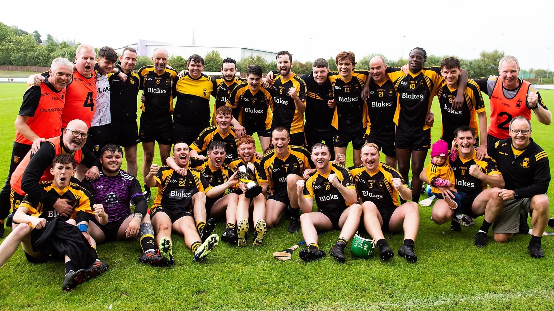 St Eunan's celebrate their JHC title win.