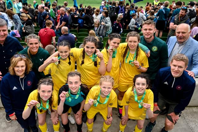 Seven Donegal schools have a day to remember at the Aviva Stadium