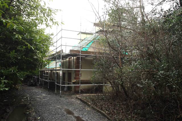 The cottage in Glenties, known as the Laurels, which was used by Brian Friel for his highly acclaimed play, Dancing at Lughnasa.