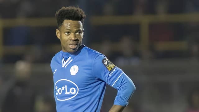 Finn Harps' latest signing Noe Baba.